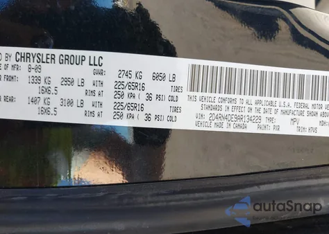 2010 Dodge Grand Caravan Se z USA, uszkodzony, nr VIN 2D4RN4DE9AR134229